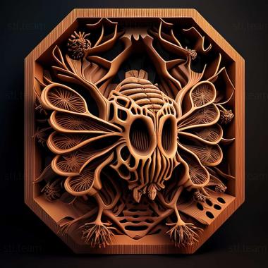 3D модель Varroa destructor (STL)